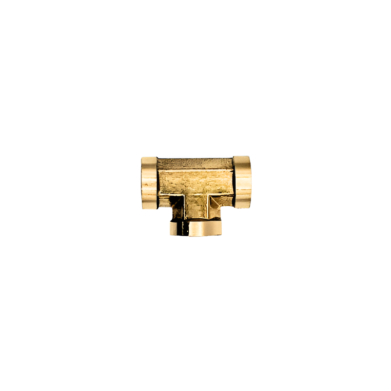 Conexión de Bronce Tee Hembra NPT 1/4"