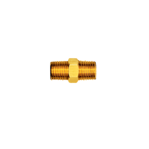 Conexión de Bronce Niple NPT Tuerca Hexagonal 1/8″
