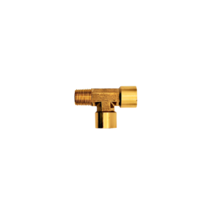 Conexión de Bronce Tee Macho NPT 1/4″x Hembra NPT 1/4″ x Hembra NPT 1/4″