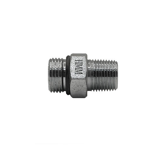 Adaptador Hidráulico Macho Oring Boss 1/2" X  Macho NPT 3/8"