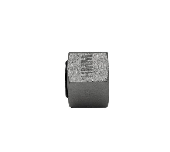 Adaptador Hidráulico Tapon Hembra Cara Plana 3/4"
