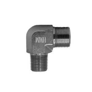 Adaptador Hidráulico Codo 90° Macho Cara Plana 1/2″ X Macho NPT 1/2″