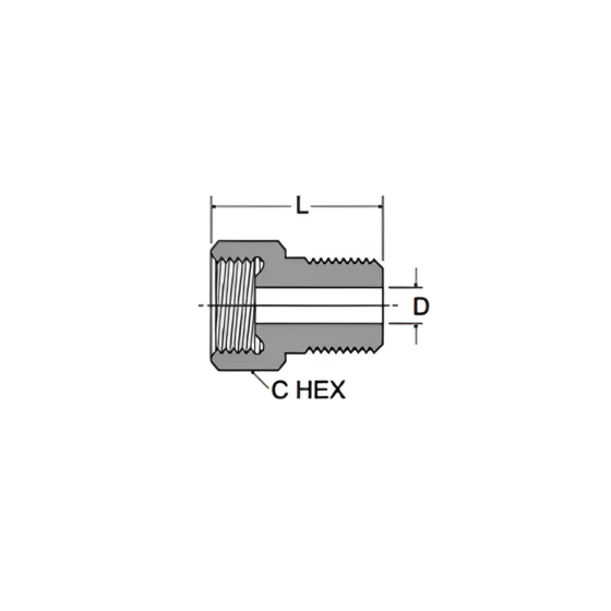 Conector de Bronce Hembra Flare Invertido 1/4" a Macho NPT 1/4" - Image 2