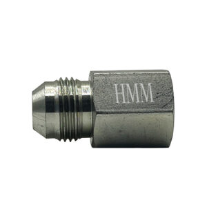 Adaptador Hidráulico Macho JIC 5/16″ X Hembra NPT 1/4″