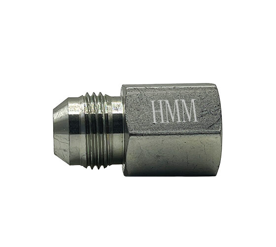 Adaptador Hidráulico Macho JIC 3/8" X Hembra NPT 1/4"