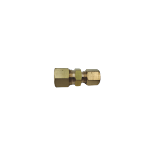 Unión de Bronce de Compresion Reductora 3/8″ X 1/4″