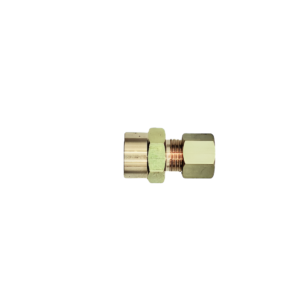 Conector de Bronce Hembra de Compresión. Recta 5/16″ X 1/4″