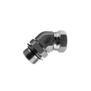 Adaptador Hidráulico 1″ Macho Oring Boss X Hembra NPT 1″ Giratoria 45°