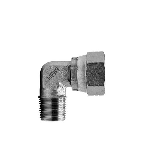 Adaptador Hidráulico 1" Macho NPT X 1" Hembra JIC Giratoria 90°