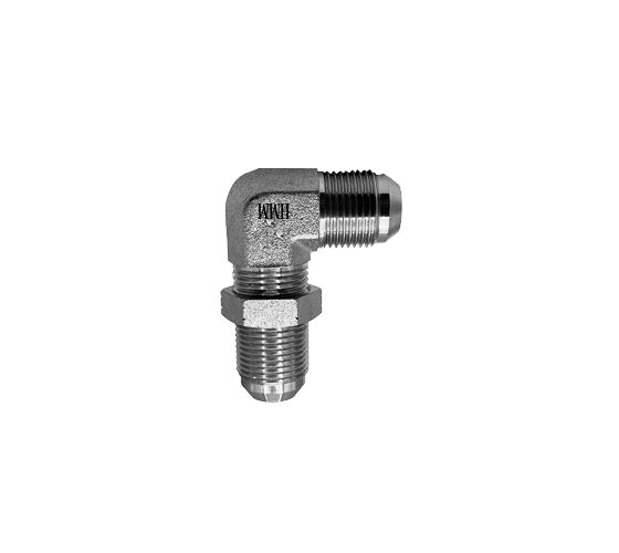 Adaptador Hidráulico Pasamuros 1/2" Macho JIC 90°