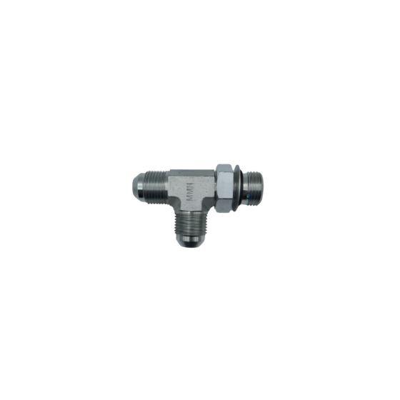 Adaptador Hidráulico Tee 3/4" Macho JIC X 3/4" Oring Boss Lateral