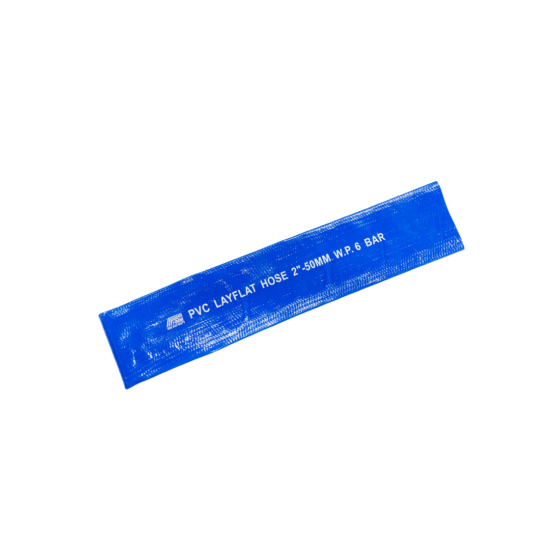 Manguera Agrícola Plana Azul 3", Descarga Baja Presión, 87 PSI