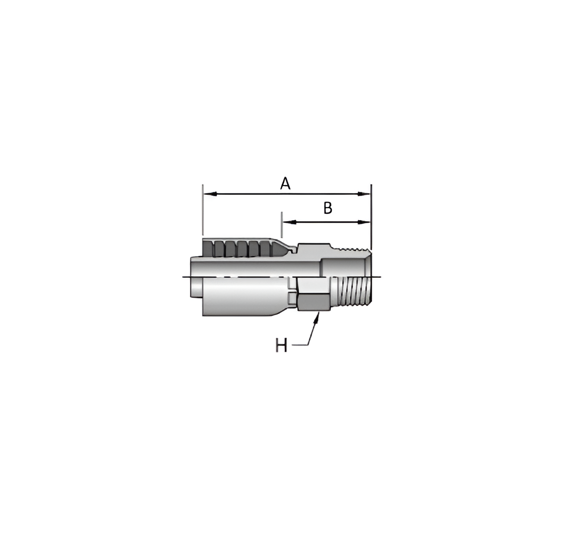 Conex Macho Npt P Mallas Hosemart