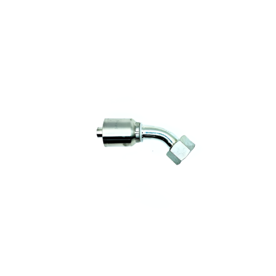 Conexión Hidráulica para Manguera 2 Mallas 1/2" x Rosca Hembra Din Ligera M22X1.5 45°