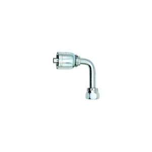 Conexión Hidráulica para Manguera 2 Mallas 3/8″ x Rosca Macho Cara Plana 1/2″ 90°