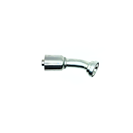 Conexión Hidráulica para Manguera 4 Mallas 1 1/4" x Brida Código 61 1 1/4" 45°