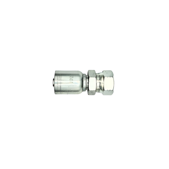 Conexión Hidráulica para Manguera 4 Mallas 5/8" x Rosca Hembra Cara Plana 5/8"